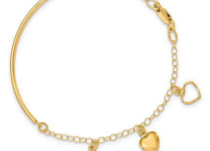 14k Yellow Gold Chain Bracelets Style SF2497 - Classique Jewelry Inc.