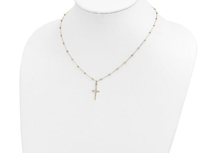 14k Tri-Color Chain Necklaces Style SF2501 - Classique Jewelry Inc.