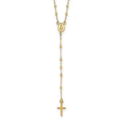 14K gold miraculous medal necklace