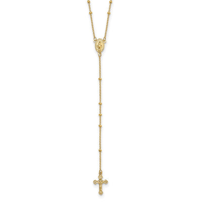 14K gold miraculous medal necklace