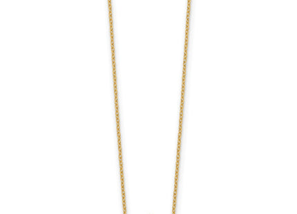14k Polished Claddagh Necklace (Style SF2532-17)