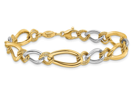 14k Two-tone Bracelets Style SF2563 - Classique Jewelry Inc.