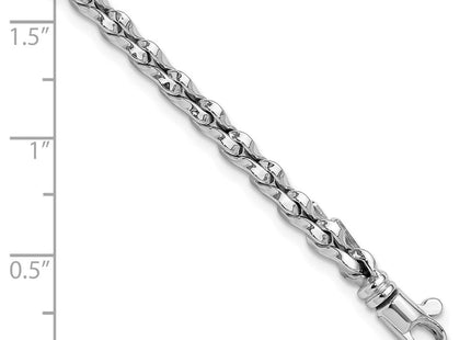 14K White Gold Polished Fancy Link 7. Bracelet (Style SF2567-7.5)