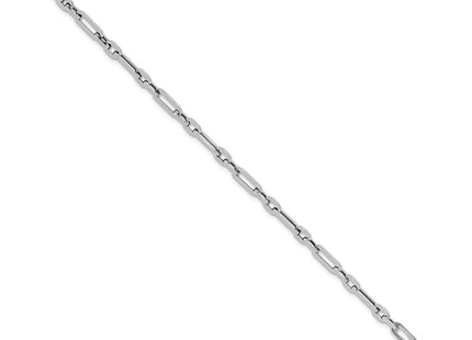 14K white gold bracelet, alternate view