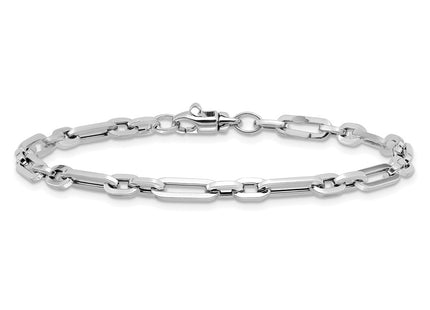 14K white gold bracelet, another view