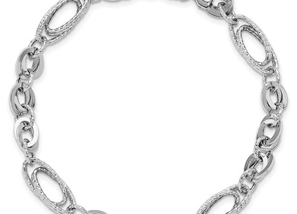 14k White Gold Bracelets Style SF2571 - Classique Jewelry Inc.