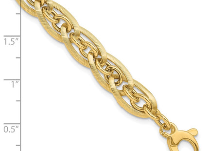 14k Yellow Gold Bracelets Style SF2577 - Classique Jewelry Inc.