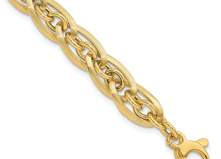 14k Yellow Gold Bracelets Style SF2577 - Classique Jewelry Inc.