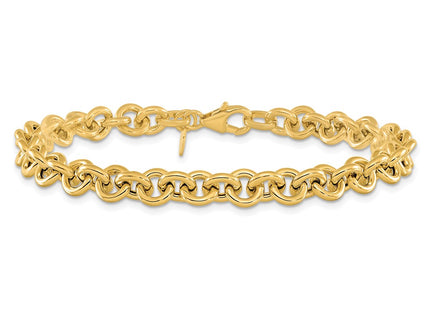 14K gold bracelet, another view