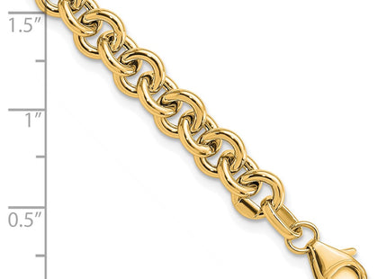 14K gold bracelet, further view