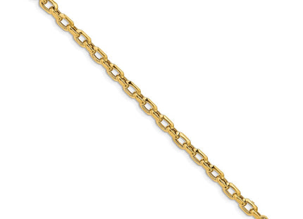 14K Polished Fancy Cable Link 7. Bracelet (Style SF2602-7.5)