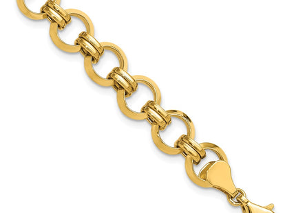 14K gold circle bracelet