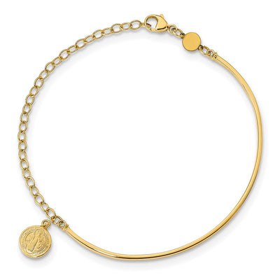 14K gold bangle