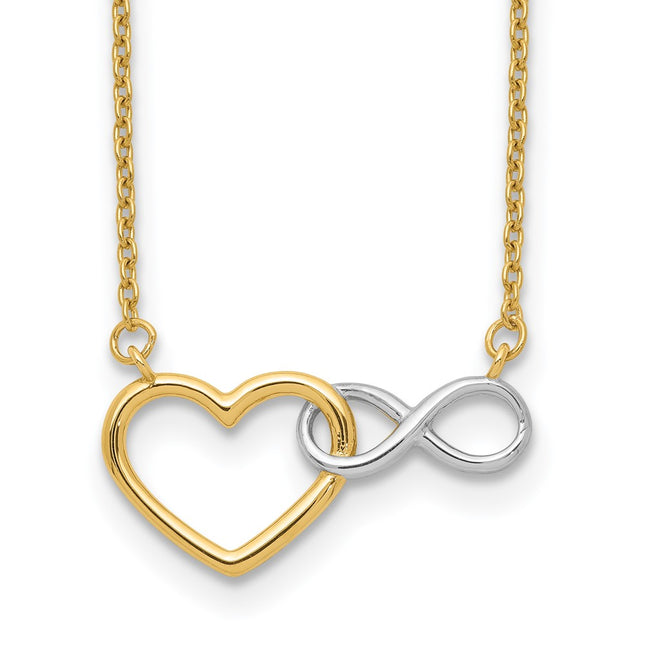 14k Yellow & Rhodium Jewelry Style SF2649 - Classique Jewelry Inc.