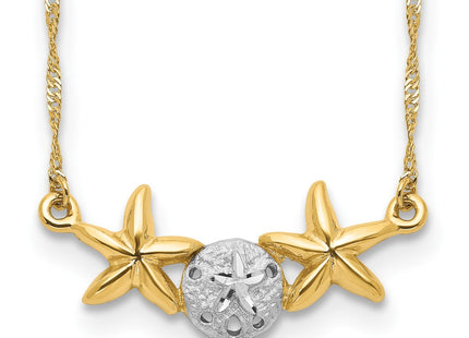 14k Yellow & Rhodium Jewelry Style SF2669 - Classique Jewelry Inc.