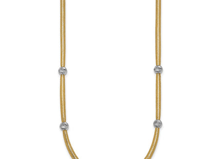 14k Yellow & Rhodium Jewelry Style SF2684 - Classique Jewelry Inc.