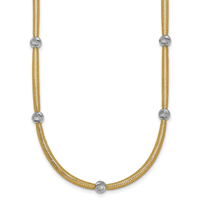 14k Yellow & Rhodium Jewelry Style SF2684 - Classique Jewelry Inc.