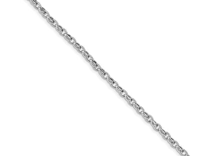14K white gold bracelet, alternate view