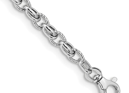 14K white gold bracelet