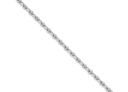 14K white gold bracelet, alternate view