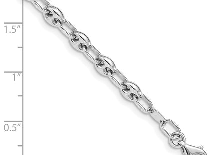 14K white gold bracelet, further view