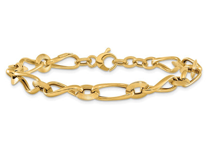 14k Yellow Gold Bracelets Style SF2716 - Classique Jewelry Inc.