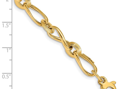 14k Yellow Gold Bracelets Style SF2716 - Classique Jewelry Inc.