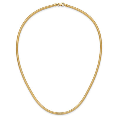 14K Woven Stretch Mesh Necklace
