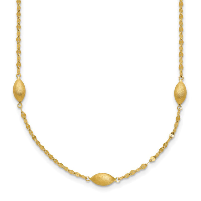 14k Yellow Gold Chain Necklaces Style SF2754 - Classique Jewelry Inc.