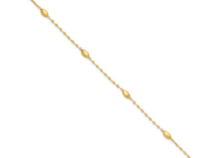 14k Yellow Gold Chain Bracelets Style SF2754 - Classique Jewelry Inc.
