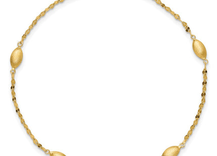 14k Yellow Gold Chain Bracelets Style SF2754 - Classique Jewelry Inc.