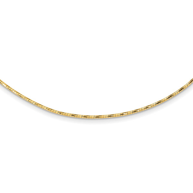 14k Yellow Gold Chain Necklaces Style SF2798 - Classique Jewelry Inc.