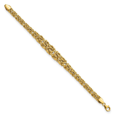 14K Graduated Fancy Byzantine, 17.25 x 10mm