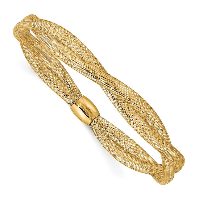 14k Yellow Gold Bracelets Style SF2826 - Classique Jewelry Inc.