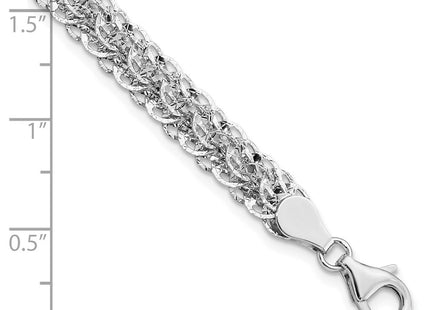 14k White Gold Bracelets Style SF2838 - Classique Jewelry Inc.