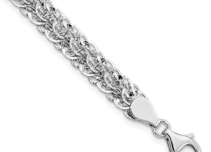 14k White Gold Bracelets Style SF2838 - Classique Jewelry Inc.
