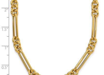 14K Polished Fancy Figaro Link