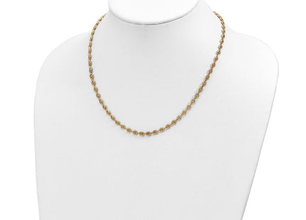 14K gold necklace, another view