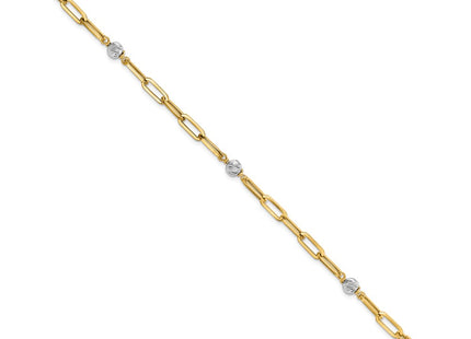 14k Two-tone Bracelets Style SF2846 - Classique Jewelry Inc.