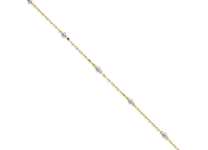 14k Two-tone Bracelets Style SF2862 - Classique Jewelry Inc.