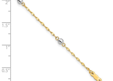 14k Two-tone Bracelets Style SF2862 - Classique Jewelry Inc.