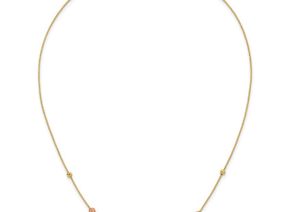 14k Tri-Color Chain Necklaces Style SF2863 - Classique Jewelry Inc.