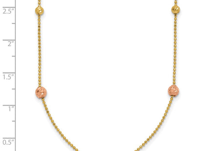 14k Tri-Color Chain Necklaces Style SF2863 - Classique Jewelry Inc.