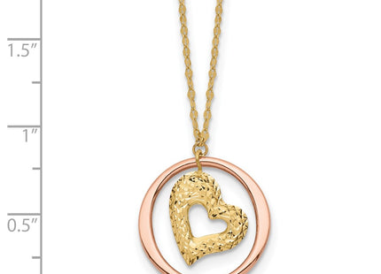 14k Two-tone Pendants Style SF2867 - Classique Jewelry Inc.