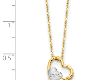 14k Yellow & Rhodium Jewelry Style SF2875 - Classique Jewelry Inc.