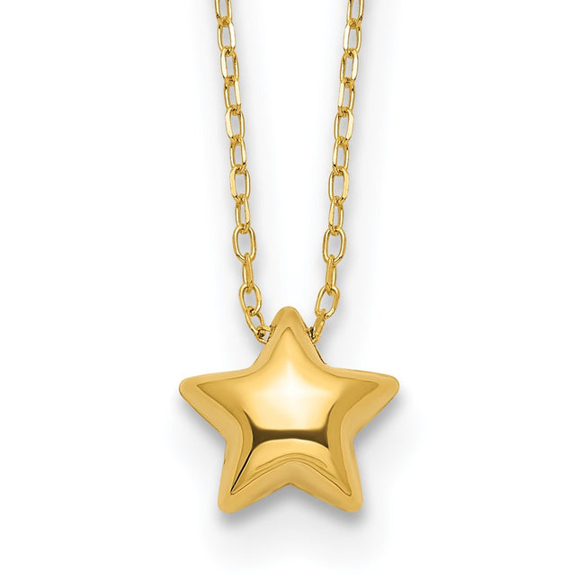 14k Yellow Gold Pendants Style SF2898 - Classique Jewelry Inc.