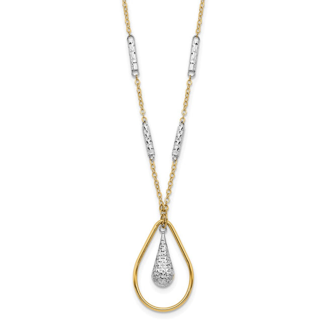 14k Two-tone Jewelry Style SF2946 - Classique Jewelry Inc.