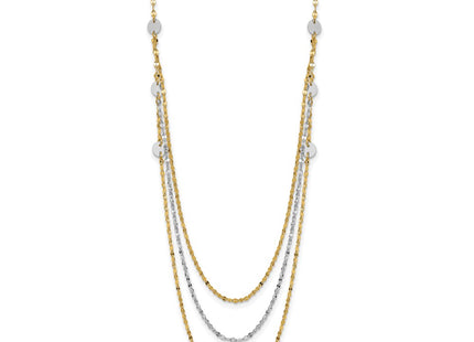 14k Two-tone Jewelry Style SF2950Y - Classique Jewelry Inc.