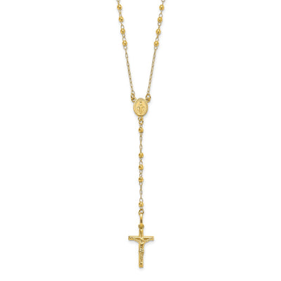 14K gold miraculous medal necklace