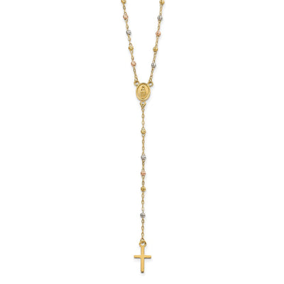 14K gold miraculous medal necklace